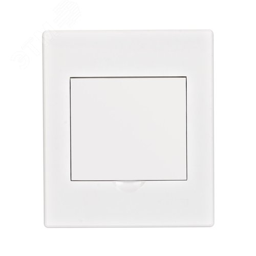 Корпус встраиваемый с белой дверью 1 ряд 4 модуля IP41 ЩРВ-М - фото 2