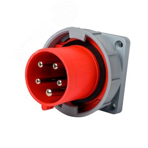 Изображение товара Вилка для скрытой проводки 3Р+РЕ+N 16А 380В IP67 ВЩ-103 (шт)