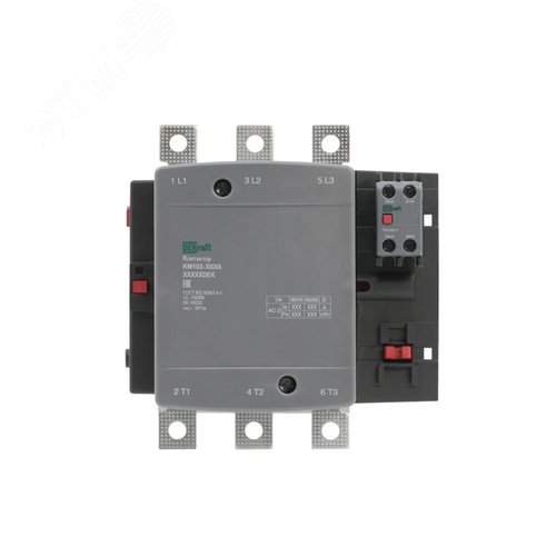 Изображение товара Контактор 150А 110В АС АС3 АС4 1НО+1НЗ КМ-102 (шт)