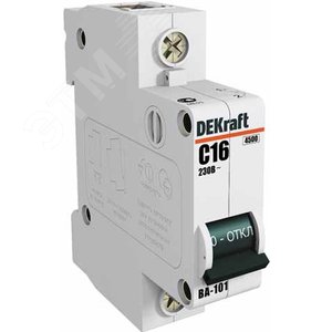 Выключатель автоматический ВА-101 1P 3А C 4.5кА - фото 4