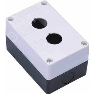 Пост кнопочный Ф22 2 места КП-101 с кабельным вводом для устройств сигнализации и управления белый - фото 3