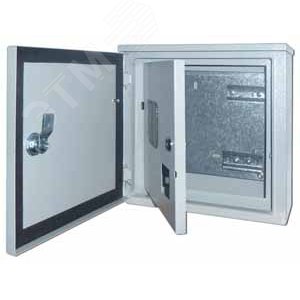 Корпус учетный навесной ЩРУН-1/7 300х310х150 IP54 1-фазн. 7мод. метал - фото 3