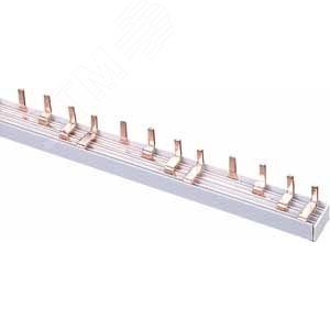Гребенчатая шина/Шина соединительная  4P 63А 1 м. 14х4 контактов ШС-101 - фото 3