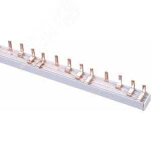Гребенчатая шина/Шина соединительная  4P 63А 1 м. 14х4 контактов ШС-101 - фото 2