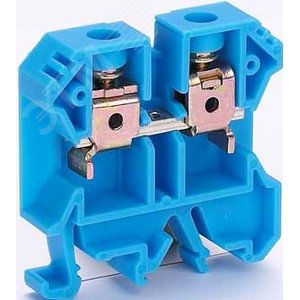 Зажим наборный 100А 16 мм.кв ЗН-101 синий - фото 2