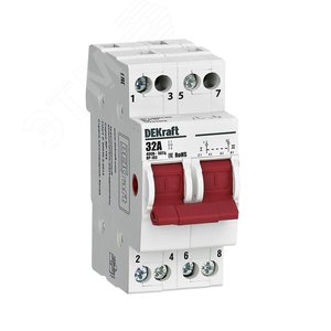 Изображение товара Выключатель-разъединитель трехпозиционный 2P 32A ВР-103 (шт)