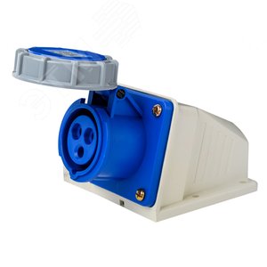 Изображение товара Розетка стационарная 2Р+РЕ 32А 220В IP67 РС-103 (шт)