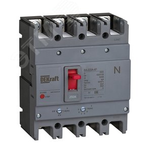 Изображение товара Силовой автоматический выключатель 4P 200A 35кА ВА-333А (шт)