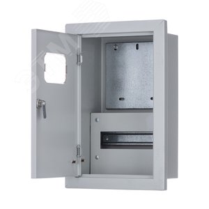 Изображение товара Корпус металлический учетный навесной 430х280х160 1-фазн. 9 модулей IP31 ЩРУВ-1/9 (шт)