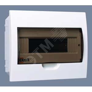 Щит распределительный встраиваемый ЩРВ-П-12 IP41 пластиковый прозрачная дверь (31004DEK)