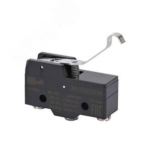 Изображение товара Выключатель конц. миниатюр. шарнирного крюкового типа 1НО1НЗ (шт)