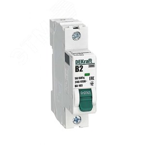 Изображение товара Выключатель автоматический ВА-103 1P 2А B 6кА новый (шт)