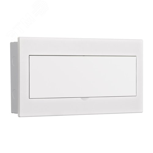 Корпус встраиваемый с белой дверью 1 ряд 17 модулей IP41 ЩРВ-М - фото 1