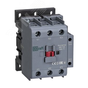 Изображение товара Контактор 95А 24В АС3 АС4 1НО+1НЗ КМ-102 (шт)