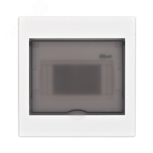 Корпус пластиковый встраиваемый с прозрачной дверью 1 ряд 6 модулей IP41 ЩРВ-П - фото 3