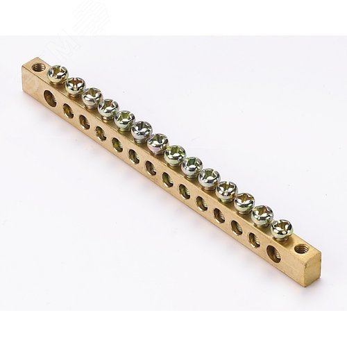 Шина нулевая 6х9 (14групп/край) - фото 1