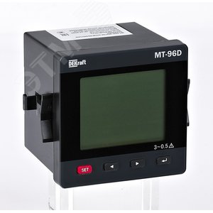 Мультиметр цифровой 96х96мм трехфазный, вход 600В 1А, LCD-дисплей МТ-96D