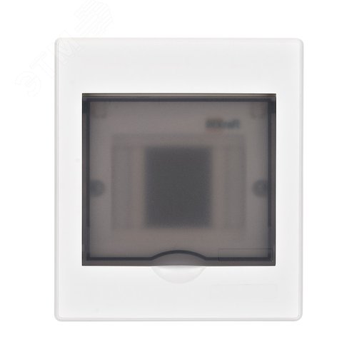 Корпус пластиковый встраиваемый с прозрачной дверью 1 ряд 4 модуля IP41 ЩРВ-П - фото 3