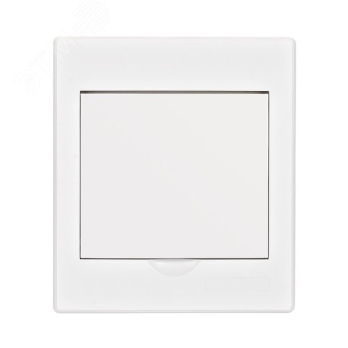 Корпус пластиковый навесной с белой дверью 1 ряд 4 модуля IP41 ЩРН-П - фото 2