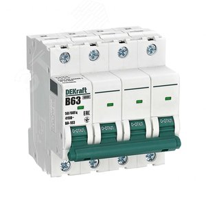 Изображение товара Выключатель автоматический ВА-103 4P 63А B 6кА новый (шт)