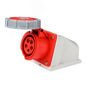 Изображение товара Розетка стационарная 3Р+РЕ+N 32А 380В IP67 РС-103 (шт)