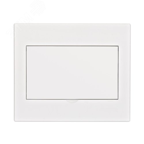 Корпус пластиковый встраиваемый с белой дверью 1 ряд 9 модулей IP41 ЩРВ-П - фото 2