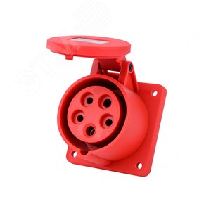 Изображение товара Розетка для скрытой проводки 3Р+РЕ+N 16А 380В IP44 РЩ-103 (шт)