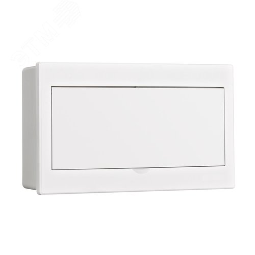 Корпус пластиковый навесной с белой дверью 1 ряд 13 модулей IP41 ЩРН-П - фото 1