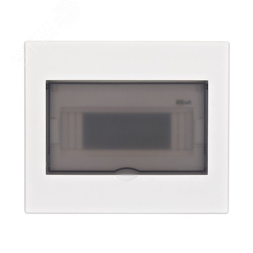 Корпус пластиковый навесной с прозрачной дверью 1 ряд 9 модулей IP41 ЩРН-П - фото 3