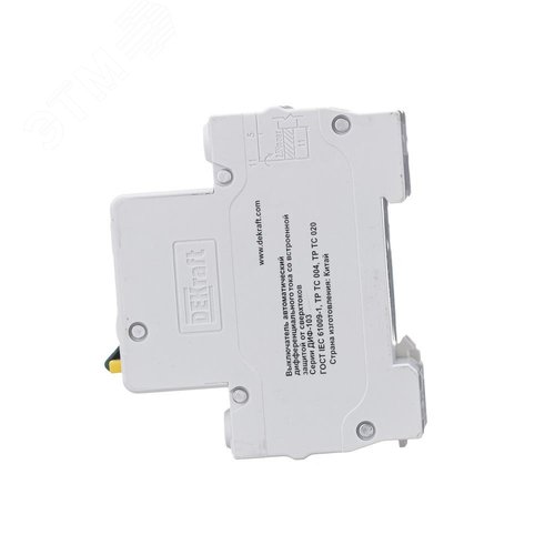 Выключатель автоматический дифференциального тока 1Р+N 10А 30мА тип AC C ДИФ-103 4.5кА - фото 3