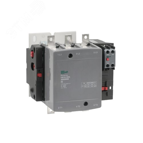 Контактор 115А 110В АС АС3 АС4 1НО+1НЗ КМ-102 - фото 2