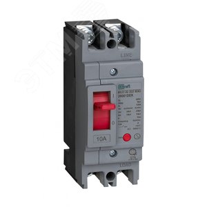 Изображение товара Силовой автоматический выключатель 2P 10A 20кА (шт)