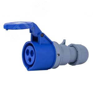 Изображение товара Розетка переносная 2Р+РЕ 16А 220В IP44 РП-103 (шт)