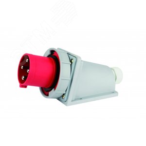 Изображение товара Вилка стационарная 3Р+РЕ 63А 380В IP67 ВС-103 (шт)