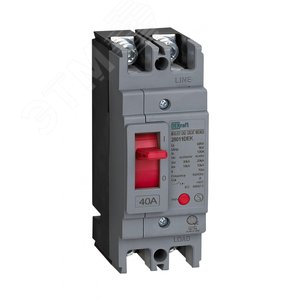 Изображение товара Силовой автоматический выключатель 2P 40A 20кА (шт)