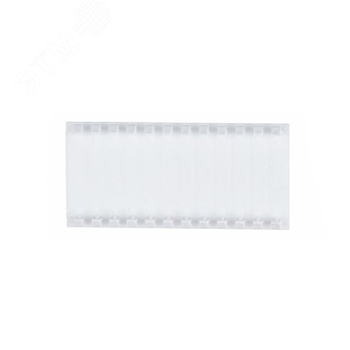 Заглушка фальш-панелей щитов 6 модулей серая - фото 3