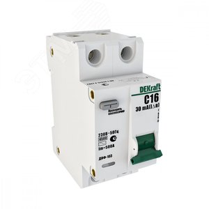 Выключатель автоматический дифференциальный (АВДТ) 1Р+N 10А 30мА AC С ДИФ-103