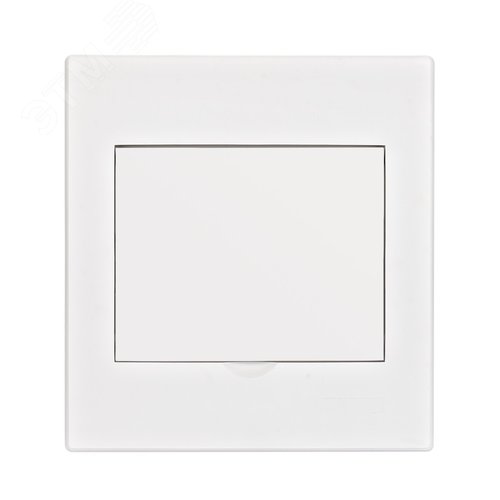 Корпус пластиковый встраиваемый с белой дверью 1 ряд 6 модулей IP41 ЩРВ-П - фото 2