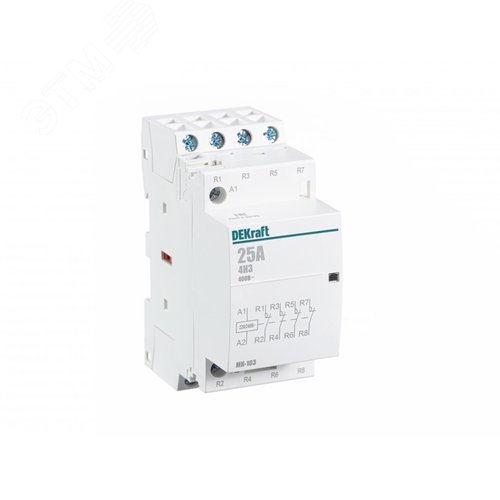 Изображение товара Контактор модульный 4НЗ 25А 230В МК-103 (шт)