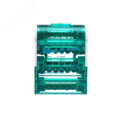 Кросс-модуль на DIN-рейку 4х7 групп 100А ШН-103 - фото 2