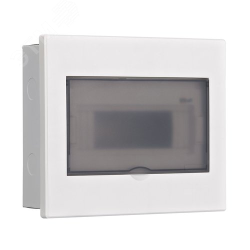 Изображение товара Корпус встраиваемый с прозрачной дверью 1 ряд 9 модулей IP41 ЩРВ-М (шт)