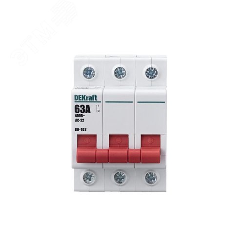 Выключатель нагрузки 3п ВН-102 63А - фото 2