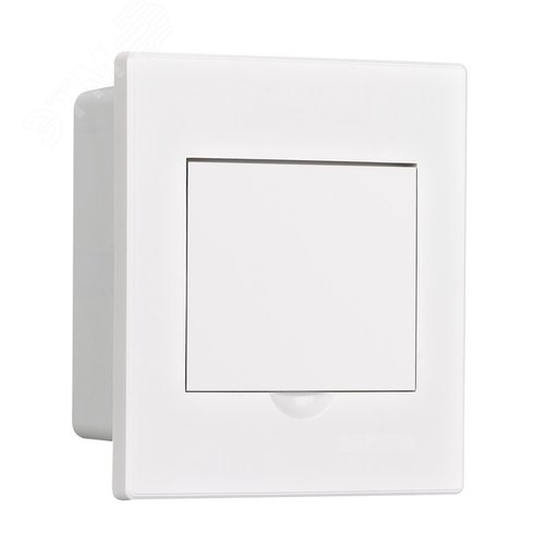 Корпус пластиковый встраиваемый с белой дверью 1 ряд 4 модуля IP41 ЩРВ-П - фото 1