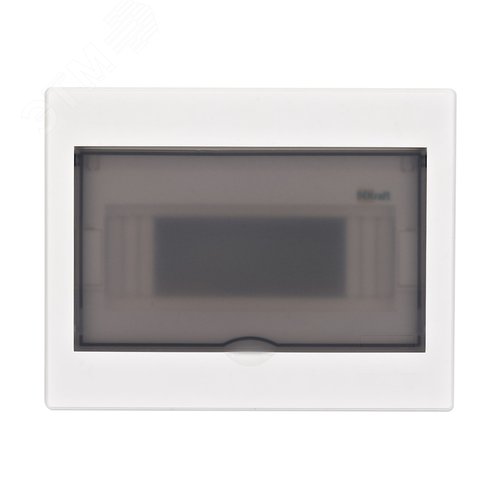 Корпус пластиковый встраиваемый с прозрачной дверью 1 ряд 9 модулей IP41 ЩРВ-П - фото 3