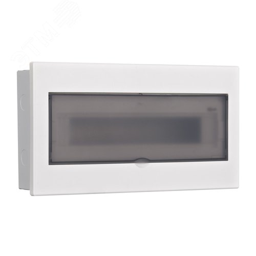 Корпус встраиваемый с прозрачной дверью 1 ряд 17 модулей IP41 ЩРВ-М - фото 1