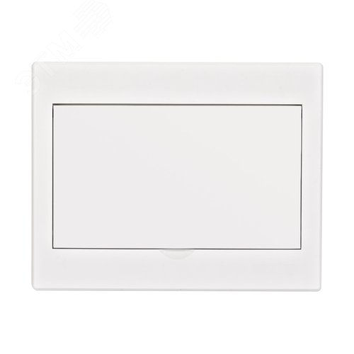 Корпус пластиковый навесной с белой дверью 1 ряд 9 модулей IP41 ЩРН-П - фото 2