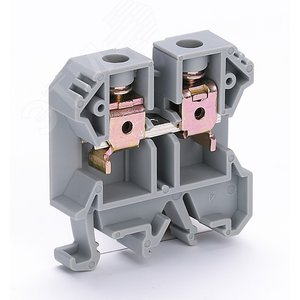 Зажим наборный 100А 16 мм.кв ЗН-101 серый - фото 1