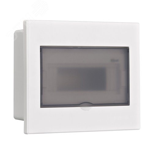 Изображение товара Корпус пластиковый навесной с прозрачной дверью 1 ряд 9 модулей IP41 ЩРН-П (шт)