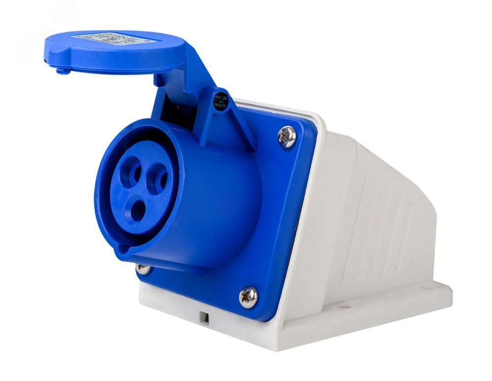 Изображение товара Розетка силовая стационарная РС-103 Dekraft 16А IP44 для промышленных нужд