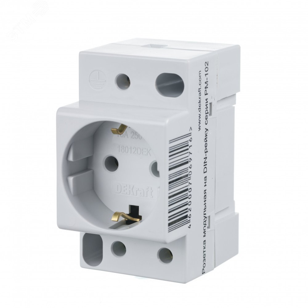 Изображение товара Розетка на DIN-рейку РМ-102 16А (шт)